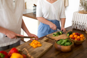 Organização para cozinhar em grande quantidade com rapidez 11